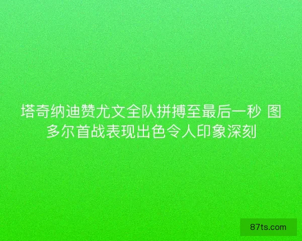 塔奇纳迪赞尤文全队拼搏至最后一秒 图多尔首战表现出色令人印象深刻